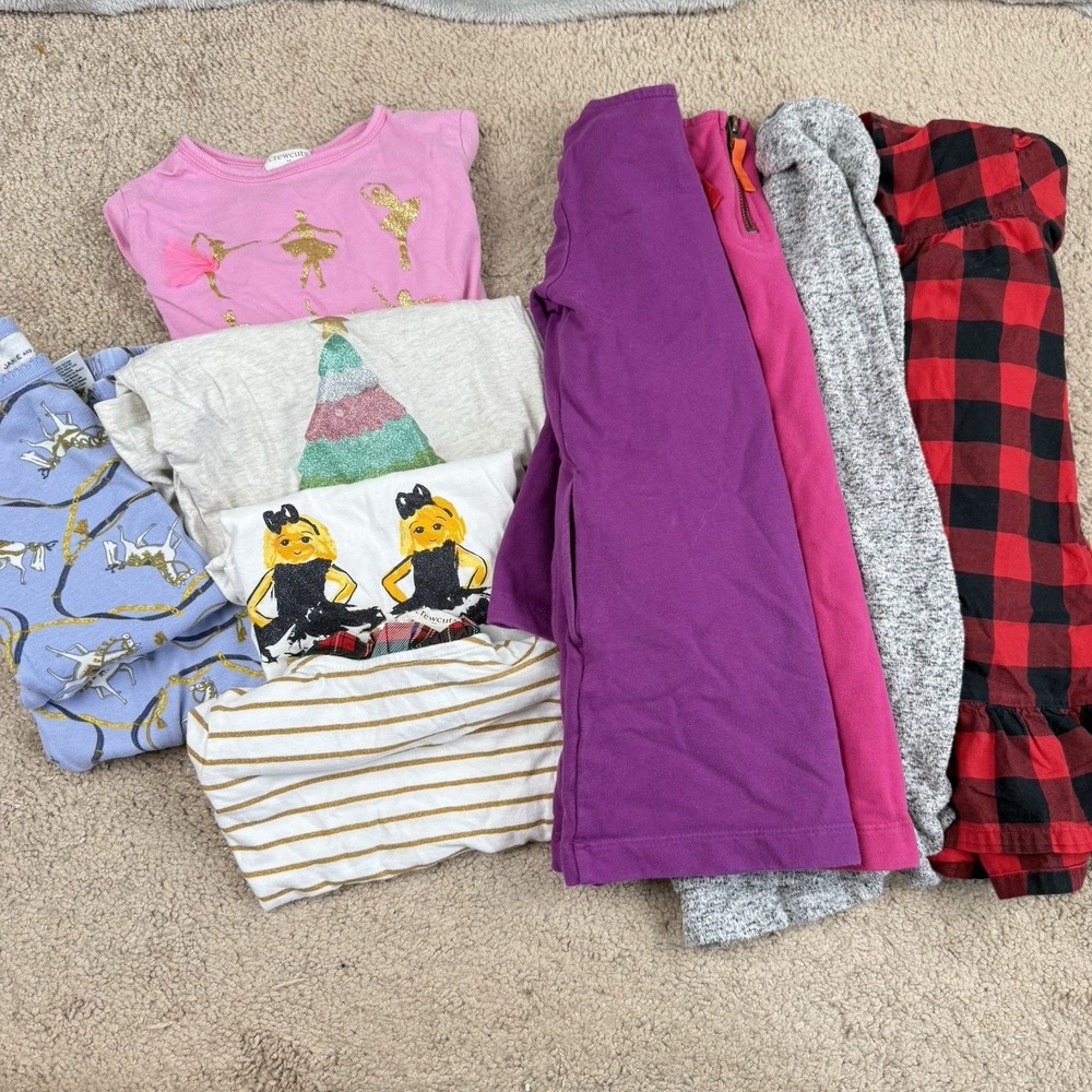 Janie & Jack Baby Gap Crewcuts Primary Lot of 10 Size 3T Dresses PJs Ballet Xmas